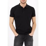 Belifanti Collection Erkek Polo Yaka Tişört T-Shirt Siyah - M