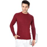 Belifanti Collection Erkek Yarım Balıkçı Yaka Slim Fit Kazak bordo