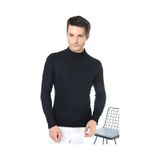 Belifanti Collection Erkek Yarım Balıkçı Yaka Slim Fit Kazak kirmizi