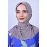 Belifanti Collection Kadın Tesettür Çıtçıtlı Bone Sandy Hijab Boyunluk Bone Vizon - Standart