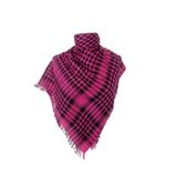 Belifanti Collection Pamuklu Puşi Pembe Otantik Kefiye Şal Büyük Boy