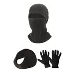 Belifanti Collection Polar Kar Maskesi Polar Eldiven Ense Tipi Polar Kulaklık Set