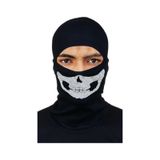 Belifanti Collection Unisex Siyah Kurukafa Termal Kar Maskesi İskelet Maske Beden Tek Siyah