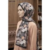Belindascarf Bambu Kraş Pamuk Şal (Siyah) 1027-115