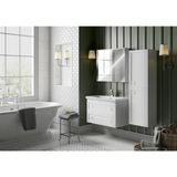 Belinza Beyaz 85 cm Simar Banyo Dolabı Takımı