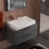 Belinza Urban Kaya Gri 85 cm Banyo Dolabı Takımı