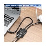 Belirtilmemiş 1 Gigabit Ethernet Anahtarı 2 Bağlantı Noktalı 1000MBPS, RJ45 1 Ila 2 Ethernet Splitter, RJ45 Lan Ağ Anahtarı 1-2 Gigabit Ağ Bölücü, Bilgisayar, Hub, Anahtar, Yönlendirici ZR861