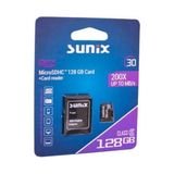 Belirtilmemiş 128 GB Sunix MicroSDHC Hafıza Kartı 200X Up To MB/s Class 10 Telefon ve Tablet Uyumlu