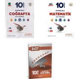Belirtilmemiş 2027 Limit 10. Sınıf Etkinlikli Coğrafya + Matematik Maarif Soru + Anla Kazan Paragraf Deneme 3'lü Set