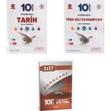 Belirtilmemiş 2027 Limit 10. Sınıf Etkinlikli Tarih + Edebiyat Türk Dili ve Edebiyatı Soru + Anla Kazan Paragraf Deneme 3'lü Set