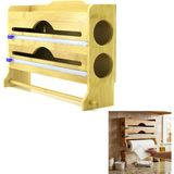 Belirtilmemiş 2ın1 = 2 Streçlik - 1 Kağıt Havluluk Ahşap Bambu Streçlik - Folyoluk - Havluluk Kanall