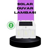 Belirtilmemiş 3 In 1 Solar Duvar Lambası – IP65 Su Geçirmez, Hareket Sensörlü