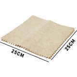 Belirtilmemiş 3 Pcs 25X25CM Yeşil Lif Kabak Bitiki Üretimi Saf Doğal Temizlik Bezi (5047) - Yeşil