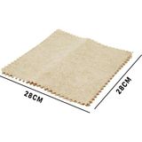 Belirtilmemiş 3 Pcs 28X28CM Yeşil Lif Kabak Bitiki Üretimi Saf Doğal Temizlik Bezi (5047) - Yeşil