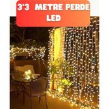 Belirtilmemiş 300 LED Perde Işık – Sıcak Beyaz Dekoratif Aydınlatma
