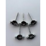 Belirtilmemiş 3/4 Inç (25-30 Mm) Kauçuklu Boru Kelepçesi Trifonlu Vida Dahil 5’li Set – Galvaniz Boru Sabitleme Kelepçesi
