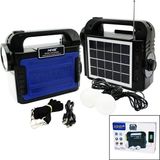 Belirtilmemiş 3ın1 - Solar 2in1 El Feneri - Radyo - Mp3 Bluetooth - Usb/ Tf Port - 2 Parça Ampul Kablolu - Powe