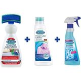 Belirtilmemiş 3'lü Set Fırçalı Leke Çıkarıcı ve Buzdolabı Temizleyici