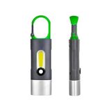 Belirtilmemiş 4 Modlu Şarjlı El Feneri Cob LED USB Kamp Avcılık Lambası Kancalı 400 Lümen 3W