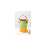 Belirtilmemiş 580 ml Sızdırmaz 2 Kaseli 304 Paslanmaz Çelik Lunch Box Yeni Nesil Sefer Tası Kaşıklı Askılı -12675
