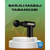 Belirtilmemiş 6 Kademeli Kas Masaj Tabancası 4 Başlıklı Güçlü Sessiz Sporcu Masaj Şarjlı