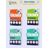 Belirtilmemiş 6. Sınıf Matematik + Fen Bilimleri + Türkçe + Paragraf (A Set) Soru Bankaları