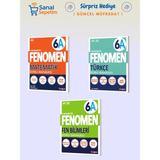 Belirtilmemiş 6. Sınıf Matematik + Türkçe + Fen Bilimleri (A Set) Soru Bankaları