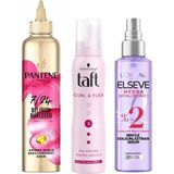 Belirtilmemiş 7/24 Saç Bakım Kremi Bukle 300 ml + Taft Saç Köpüğü Bukle + Saç Dolgunlaştırıcı Sprey Serum