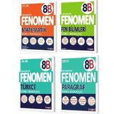 Belirtilmemiş 8. Sınıf Matematik (B) - Fen Bilimleri (B) - Türkçe (B) - Paragraf (B) Soru Bankası Seti (4 Kitap)
