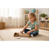 Belirtilmemiş Ahşap Matematik Çarpım Tablosu Öğrenme Seti - Montessori Eğitici Kart Oyunu Çocuklar Için