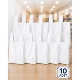 Belirtilmemiş Atlet Tipi Market Poşeti 56X46 cm Beyaz 5, 10, 20, Adet - 10 Adet