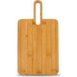 Belirtilmemiş Bambu Kesme Tahtası, Doğal Bambu Malzeme, Saplı Tasarım, Servis Tepsisi, 36X20 Cm, Peynir Sunum Tah