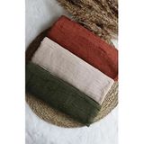 Belirtilmemiş Bambu Kraş Şal 3’lü Set Asker Yeşili,kiremit,taş - Turuncu