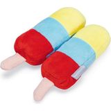 Belirtilmemiş Beeztees Köpek Oyuncağı, Dondurma, Peluş, Renkli, 2 Adet, 18X12X4,5CM