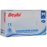 Belirtilmemiş Beybı Muayene Eldiveni Nıtrıl Mavı Medium 100 Lu