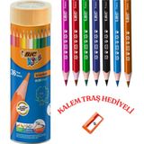 Belirtilmemiş Bic Kids Evolution Metal Kutu 36’lı Kuru Boya Kalemi - 36 Adet - Renkli
