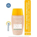 Belirtilmemiş Bioderma Photoderm Nude Touch SPF50+ Renkli Güneş Kremi 40 ml Karma Yağlı Ciltler İçin Kapatıcı Etkili
