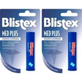 Belirtilmemiş Blistex Medplus Stick Kuru ve Çatlamış Dudaklara Onarıcı ve Ferahlatıcı Dudak Bakım Kremi Spf 15 X2