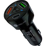 Belirtilmemiş BN72 55W Araç Içi Çakmaklık Şarj Aleti Pd Quick Charger 2 USB 1 Type-C Çıkış