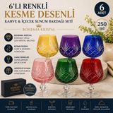 Belirtilmemiş Bohemia Kristal 6lı Kristal Bardak Set 250 ml
