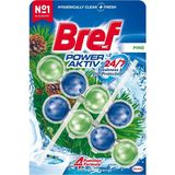 Belirtilmemiş Bref Wc Power Aktiv Çam Kokulu 2'li Klozet Temizleme Topları, 1 x 2 Adet, Çam 2, Ikili