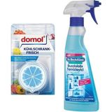 Belirtilmemiş Buzdolabı Temizleyici 250 ml +Domol Kokusuz Buzdolabı Deodorantı Kartuş ve Karbon Filtre