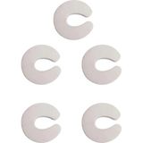Belirtilmemiş Çocuk Koruyucu Kapı Stoperi 5 Li Set - Ahşap - 0