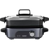 Belirtilmemiş Cuisinart Cook In 5'i 1 Arada Çoklu Pişirici (Multikocher)- Izgara, Buharda Pişirme, Soteleme ve Yavaş Pişirme Fonksiyonları (4.7 L) - Gri - Siyah