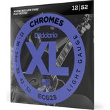 Belirtilmemiş D'addario ECG25 Elektro Gitar Tel Seti, Chromes, Light Gauge (12-5