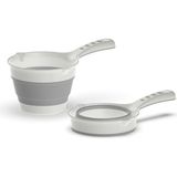 Belirtilmemiş Deconox Katlanabilir Maşrapa, Katlanır Banyo Maşrapası, Akordiyon Koçero (27CMX17CMX4CM)