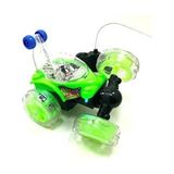 Belirtilmemiş Dekan Toys Işıklı Mavi Çılgın Akrobat Uzaktan Kumandalı Araba 3+ Yaş İçin Dayanıklı Gövde ile Yüksek Performans - Yeşil