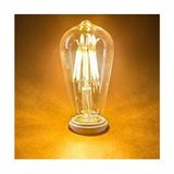 Belirtilmemiş Dekoratif Retro Rustik Ampül E27 Standart Duy 220V Ev Cafe Aplik Abajur Tavan Ampülü St-64 - Sarı
