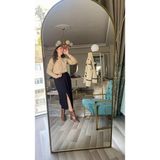Belirtilmemiş Delik Detay Kazak - Standart - Altın Sarısı