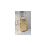 Belirtilmemiş Digithome Bambu Eco-Lite Basic Kirli Sepetli 2 Raflı Banyo Düzenleyici Çamaşır Sepeti DB-0031